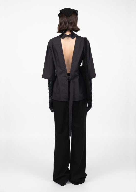 OPEN BACK SHIRT