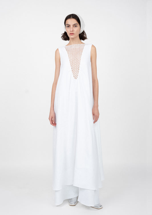 LINEN MAXI DRESS