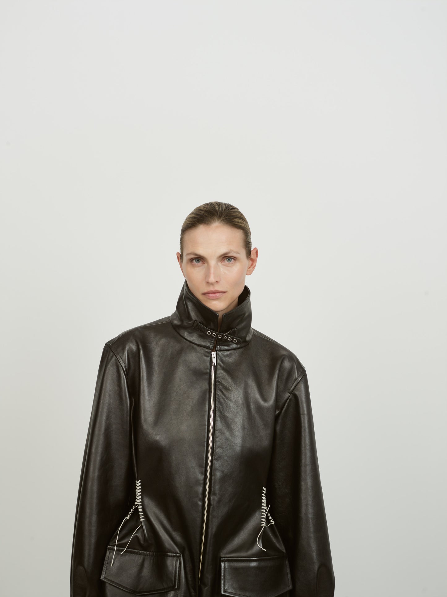 LEATHER WORKWEAR JACKET